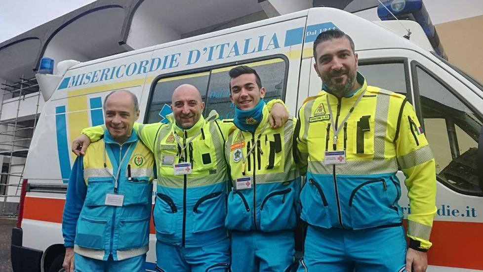 Misericordie versiliesi dal Papa
