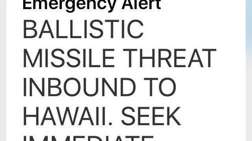 Hawaii, scuse per falso allarme missile