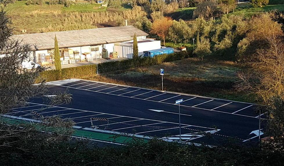 Nuovo parcheggio in via Fonte con trenta posti auto 