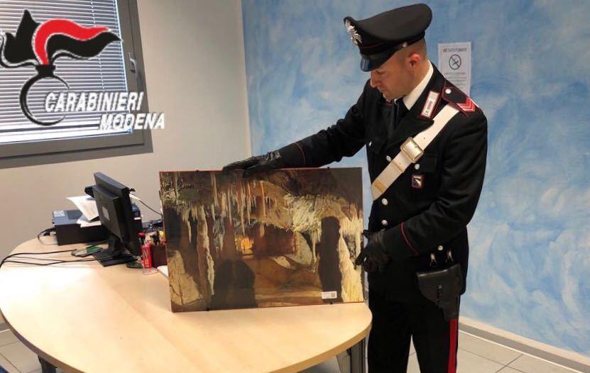 San Possidonio: vede in un negozio il quadro scomparso dalla sua abitazione 