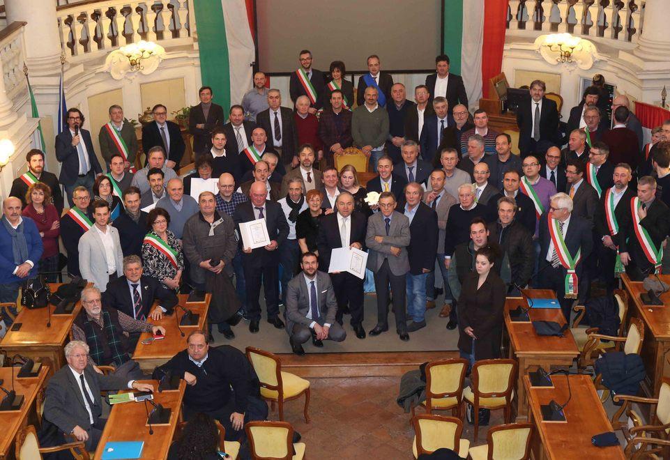 Il Parmigiano Reggiano in Sala Tricolore 