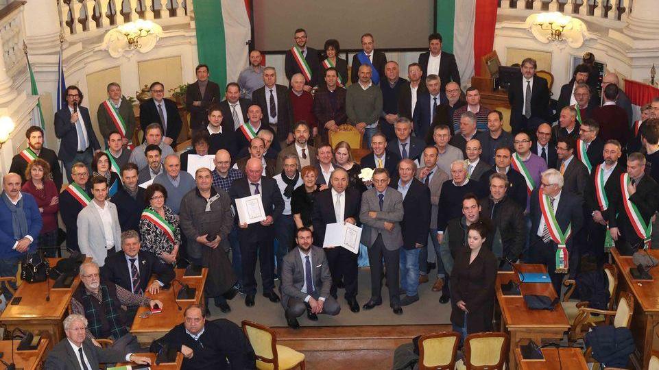 Il Parmigiano Reggiano in Sala Tricolore