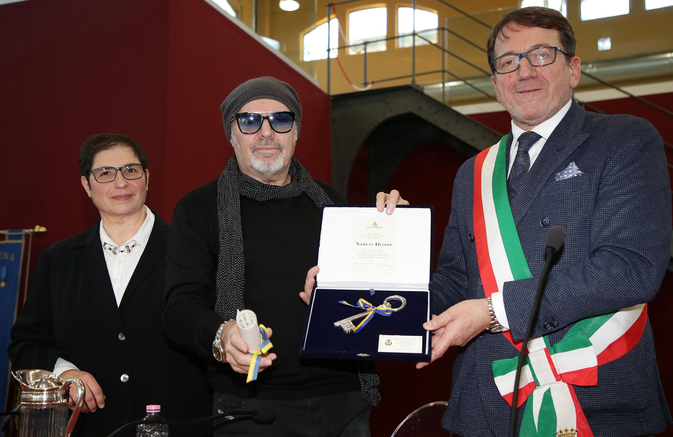 Vasco modenese onorario::"Grazie Modena, per Modena Park" 