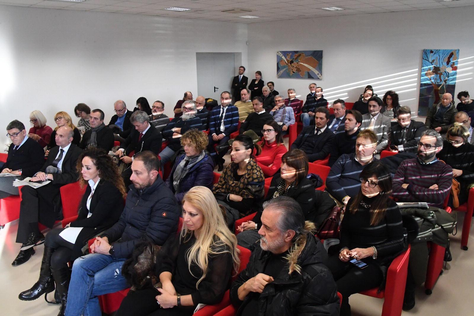 Il pubblico al convegno sul settore conciario organizzato dal Tirreno