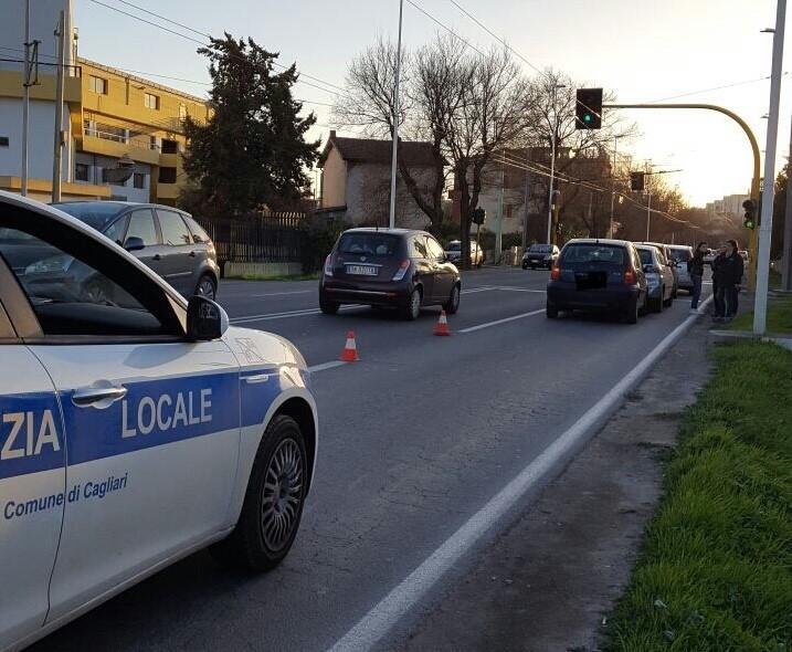 Tamponamento a catena in viale Marconi