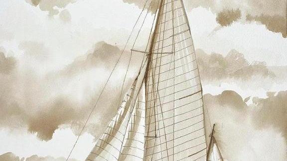 Barca a vela del 1923 restaurata da Del Carlo