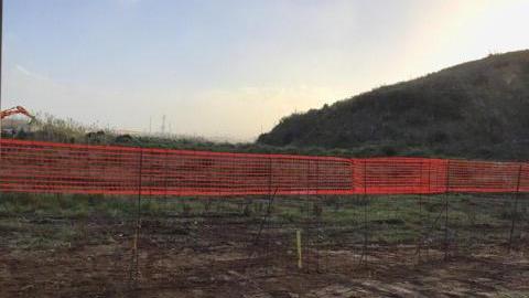 La recinzione dell’area destinata alle nuove imprese