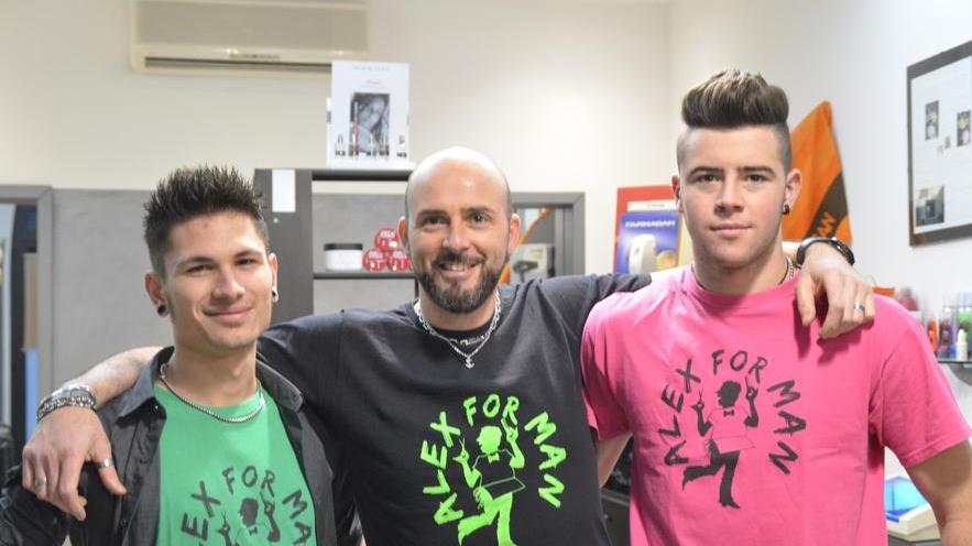 Da sinistra Damiano Dani, Alessio Valentini e Leonardo Bigazzi