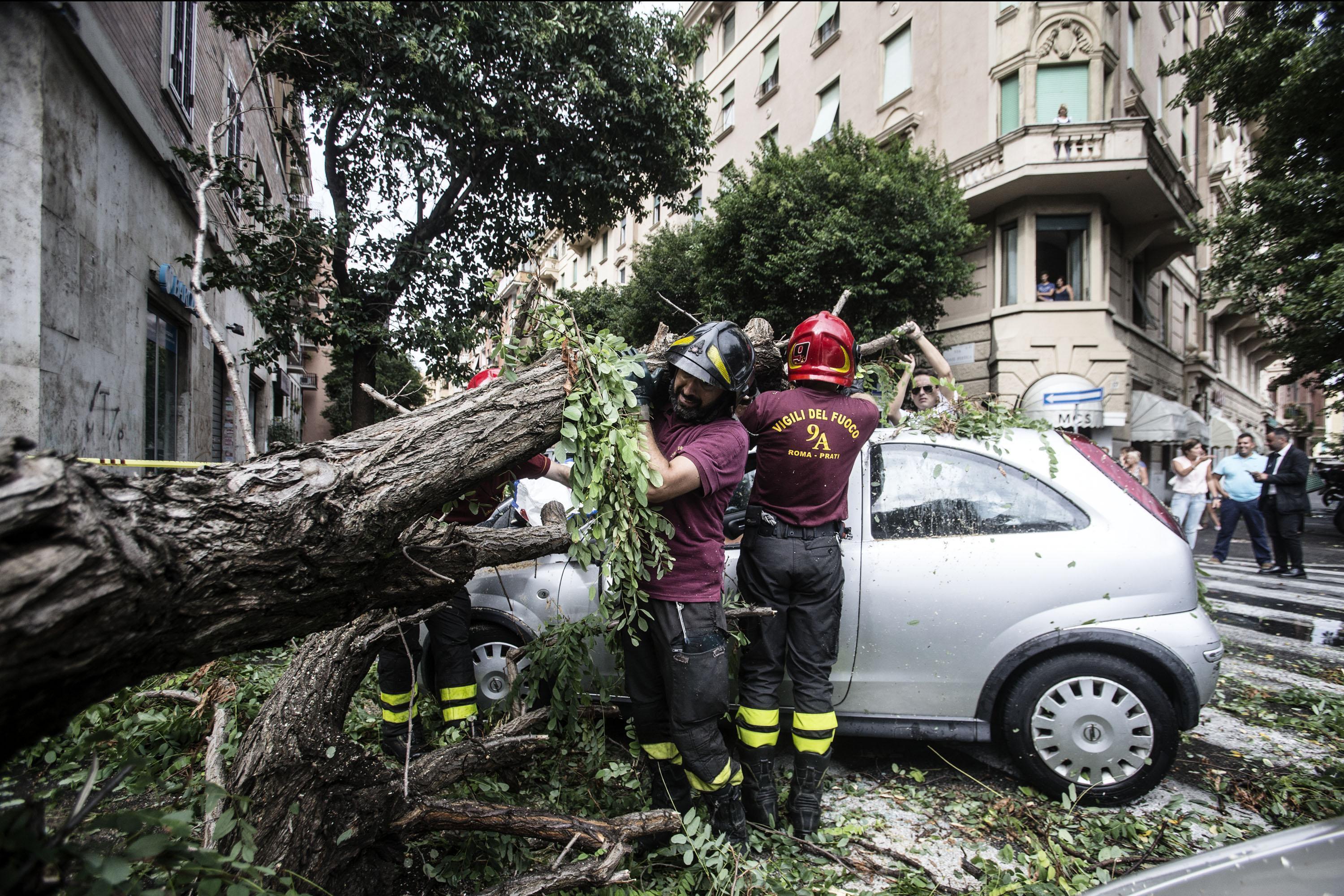 Intervento dei vigili del fuoco, immagine di repertorio