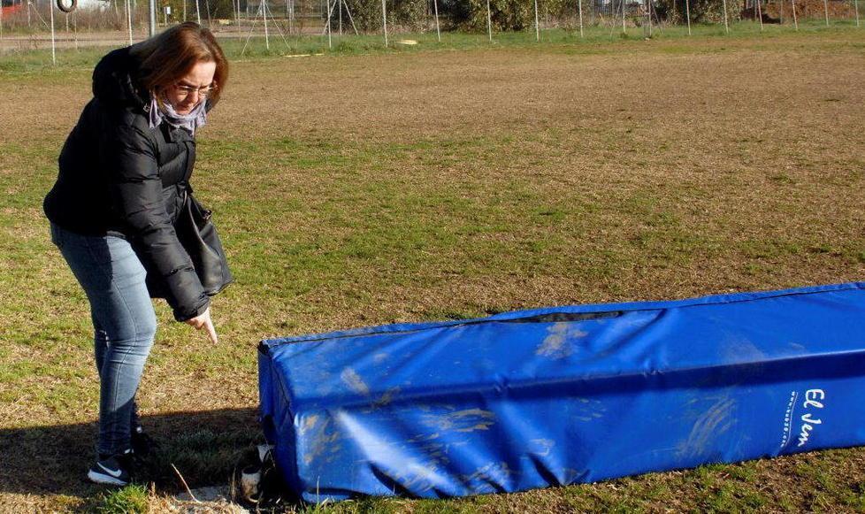 Segata una porta del campo da rugby 