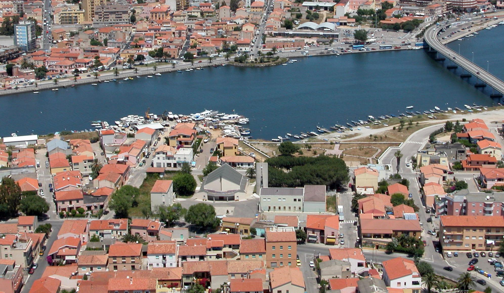 Veduta aerea di Olbia