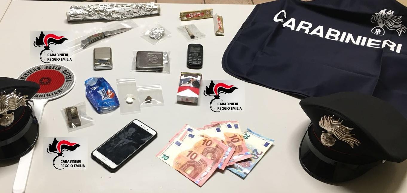 In una cantina di Novellara aveva un etto di droga: 30enne arrestato