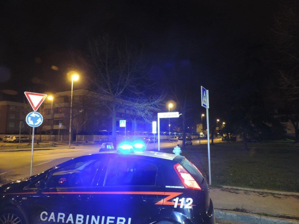 Una pattuglia dei carabinieri