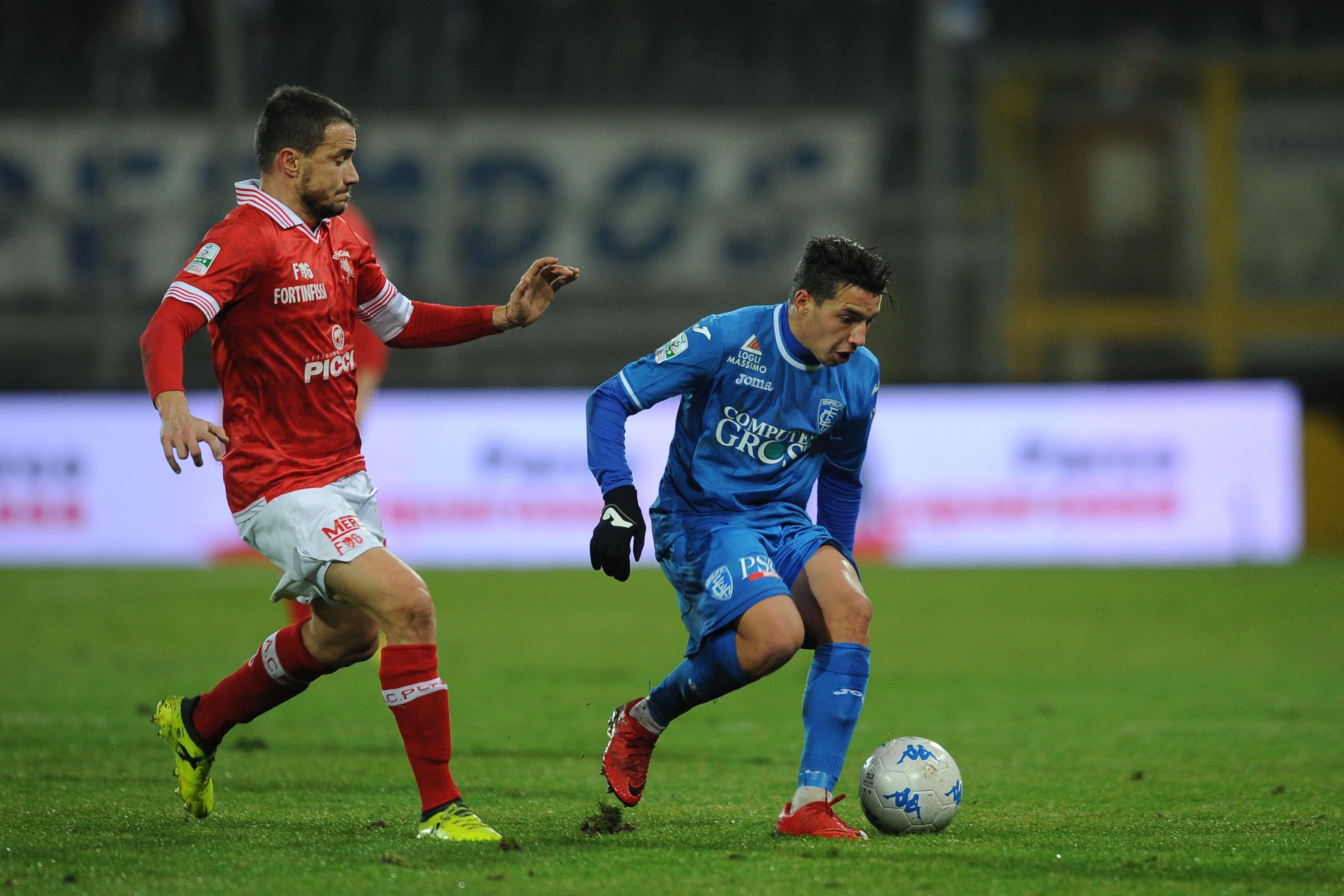 Brighi in azione nel recente match contro l'Empoli 