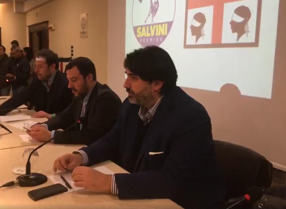 Matteo Salvini e Christian Solinas