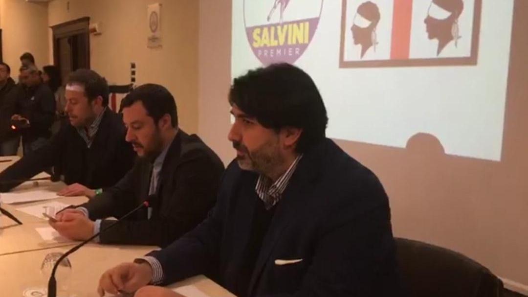 Matteo Salvini e Christian Solinas