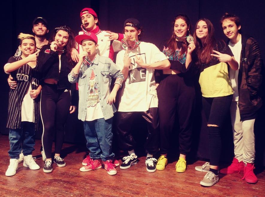Show labronico ai tricolori di hip-hop 