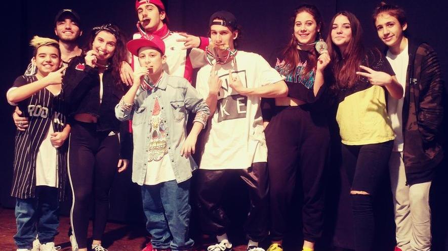 Show labronico ai tricolori di hip-hop