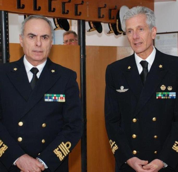 Melone, visita alla Capitaneria e saluti a Tarzia