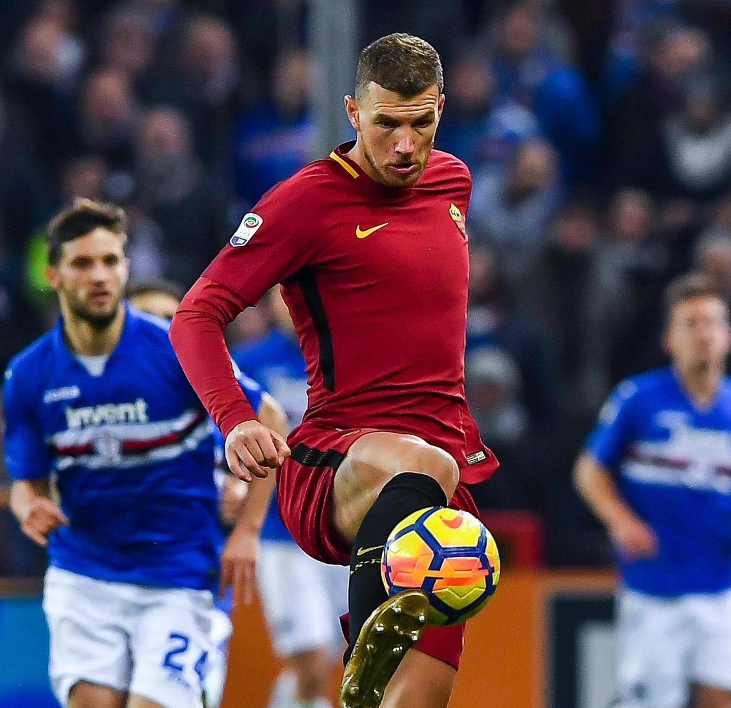 Ultimo regalo di Dzeko, la Roma pareggia a Genova