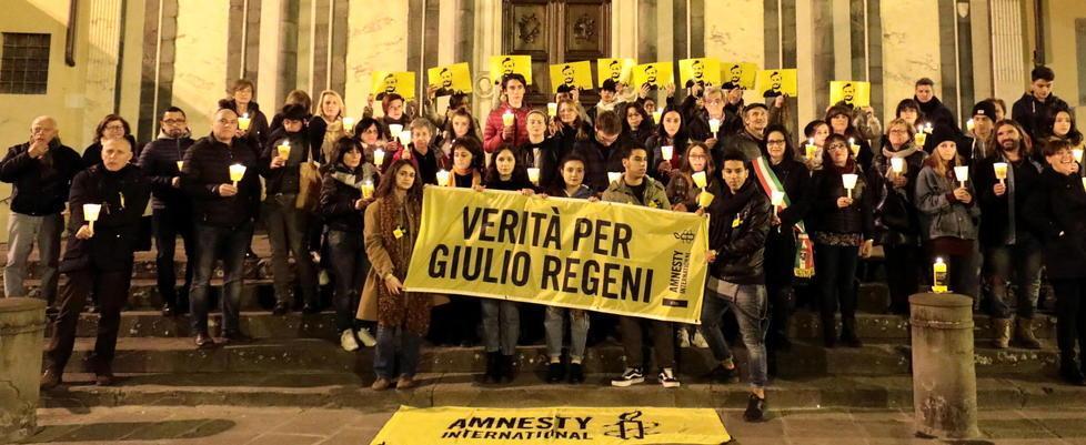 In 50 chiedono la verità per Regeni 