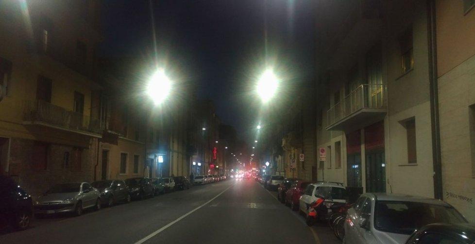 In viale Bonaini attivata la nuova illuminazione 