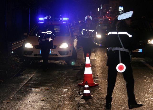 Un intervento della polizia municipale (foto d'archivio)
