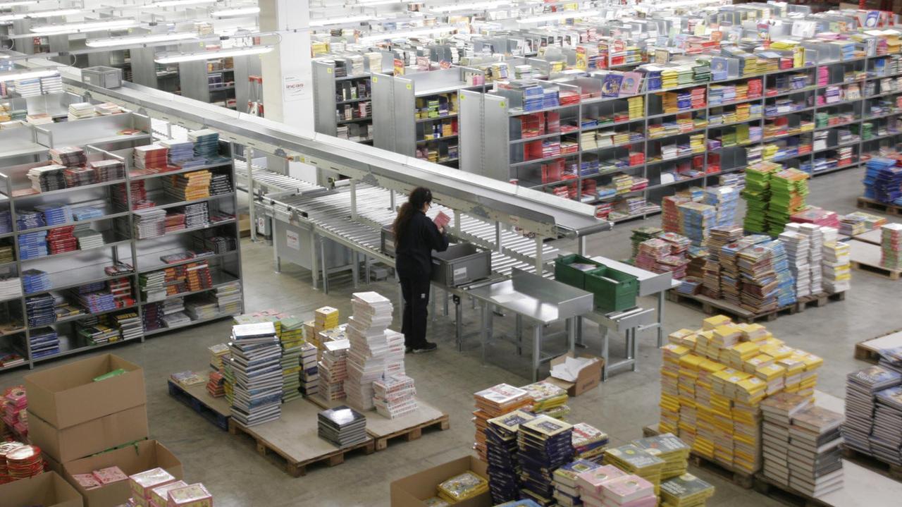 Lo stabilimento Giunti di Prato