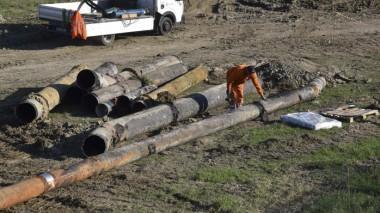 Fine del cantiere al Ponte Mussolini (Bf)