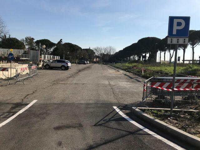 Il parcheggio per il Centro Pecci