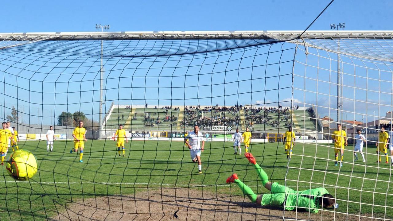 L’Olbia si fa raggiungere nel recupero