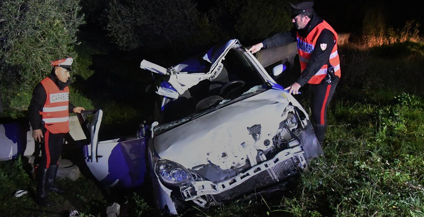 Due incidenti in mezz’ora Grave giovane di Cabras 