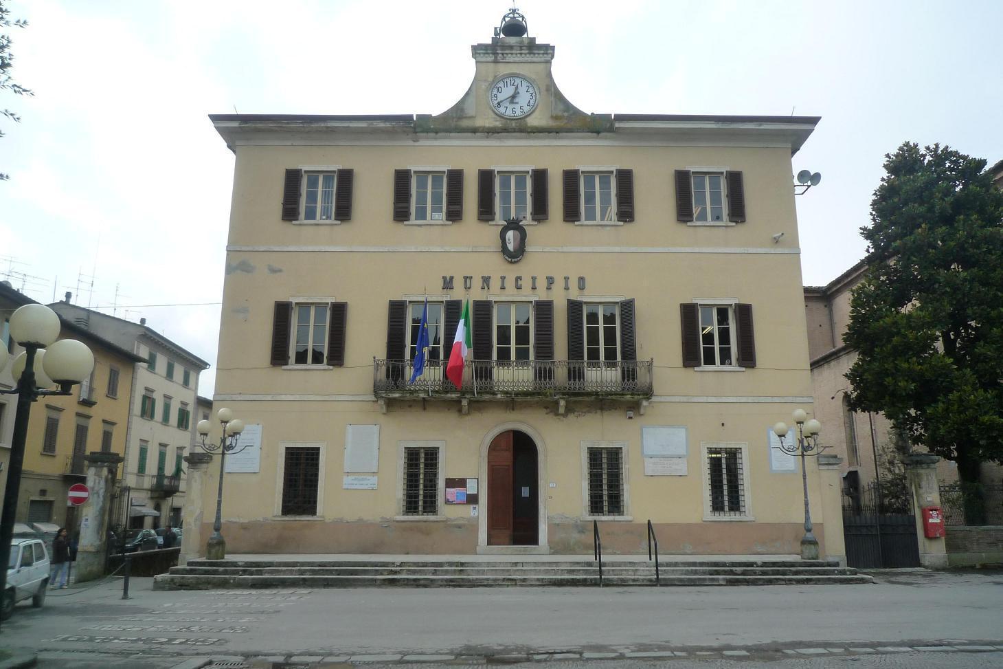 Il municipio di Certaldo