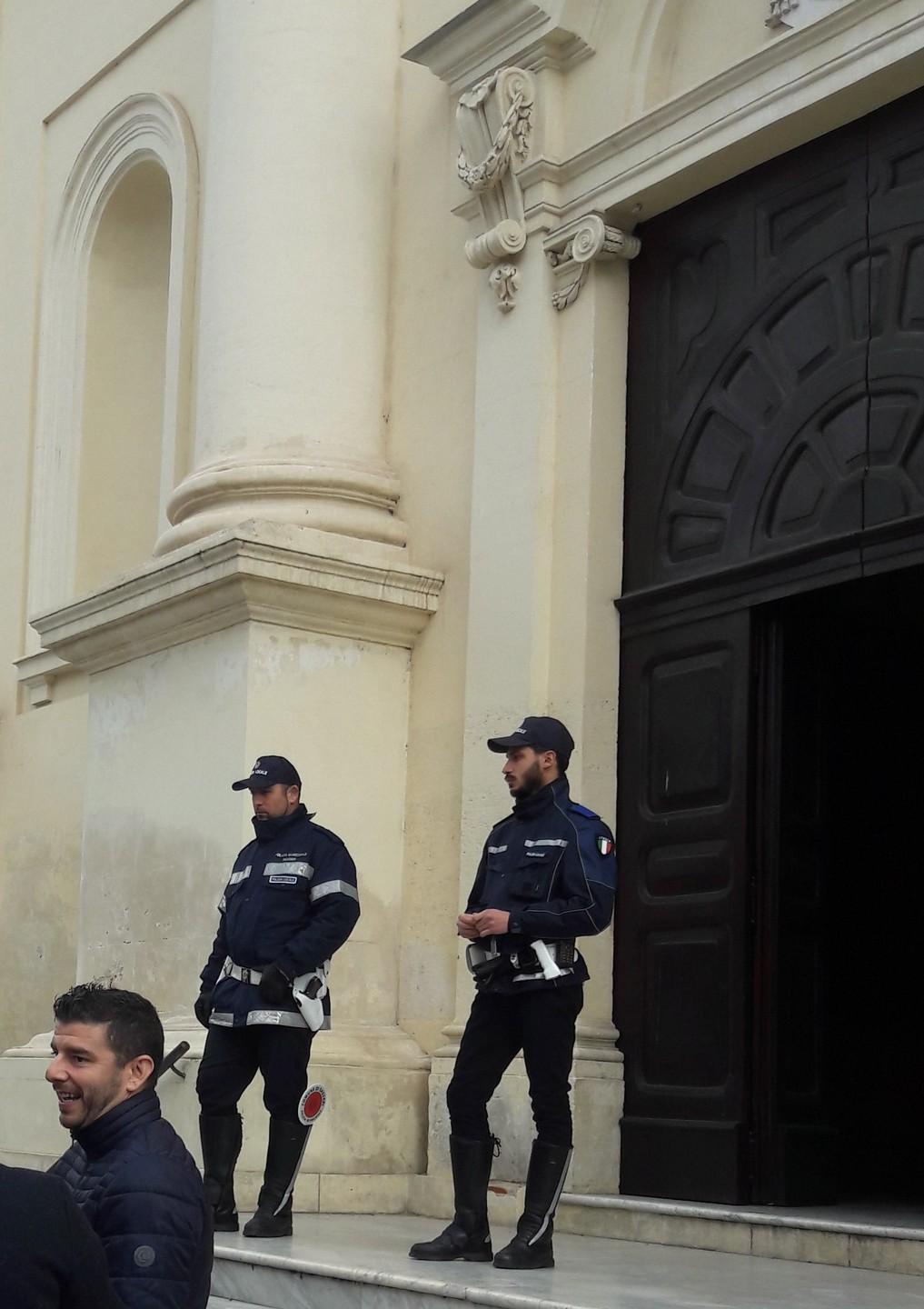 I vigili urbani festeggiano San Sebastiano