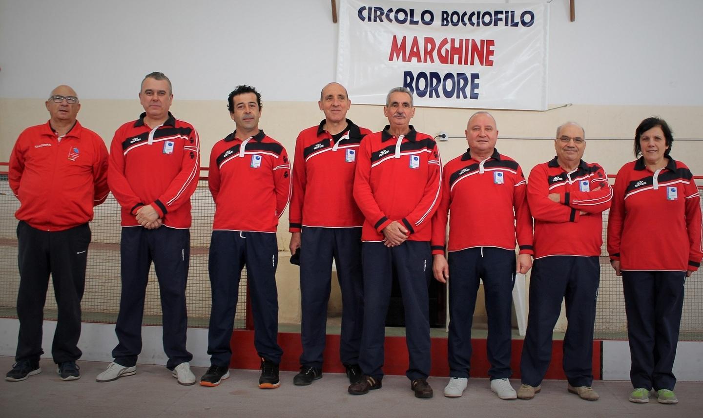 Bocce, il Borore battuto in casa 