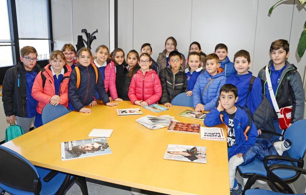 Alunni-giornalisti di Riparbella in visita a Il Tirreno 