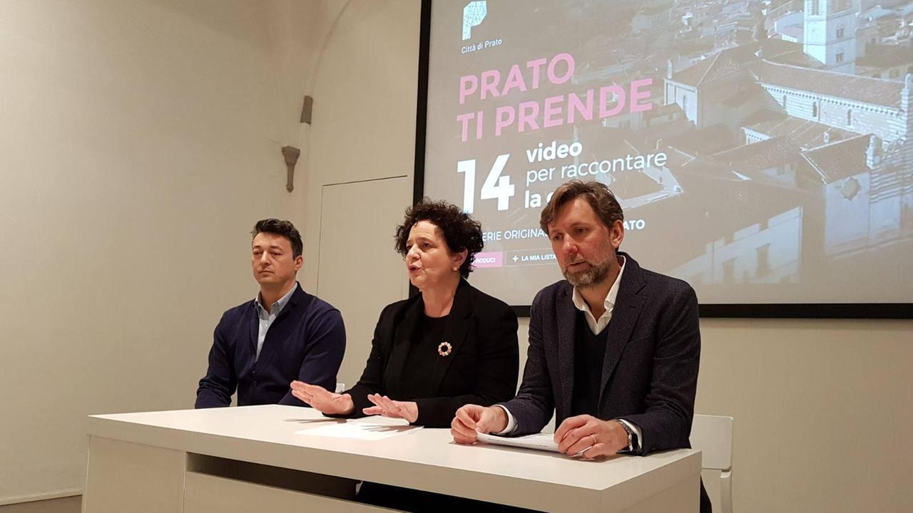 Marco Badiani, l'assessore Daniela Toccafondi, Giovanni Giusti