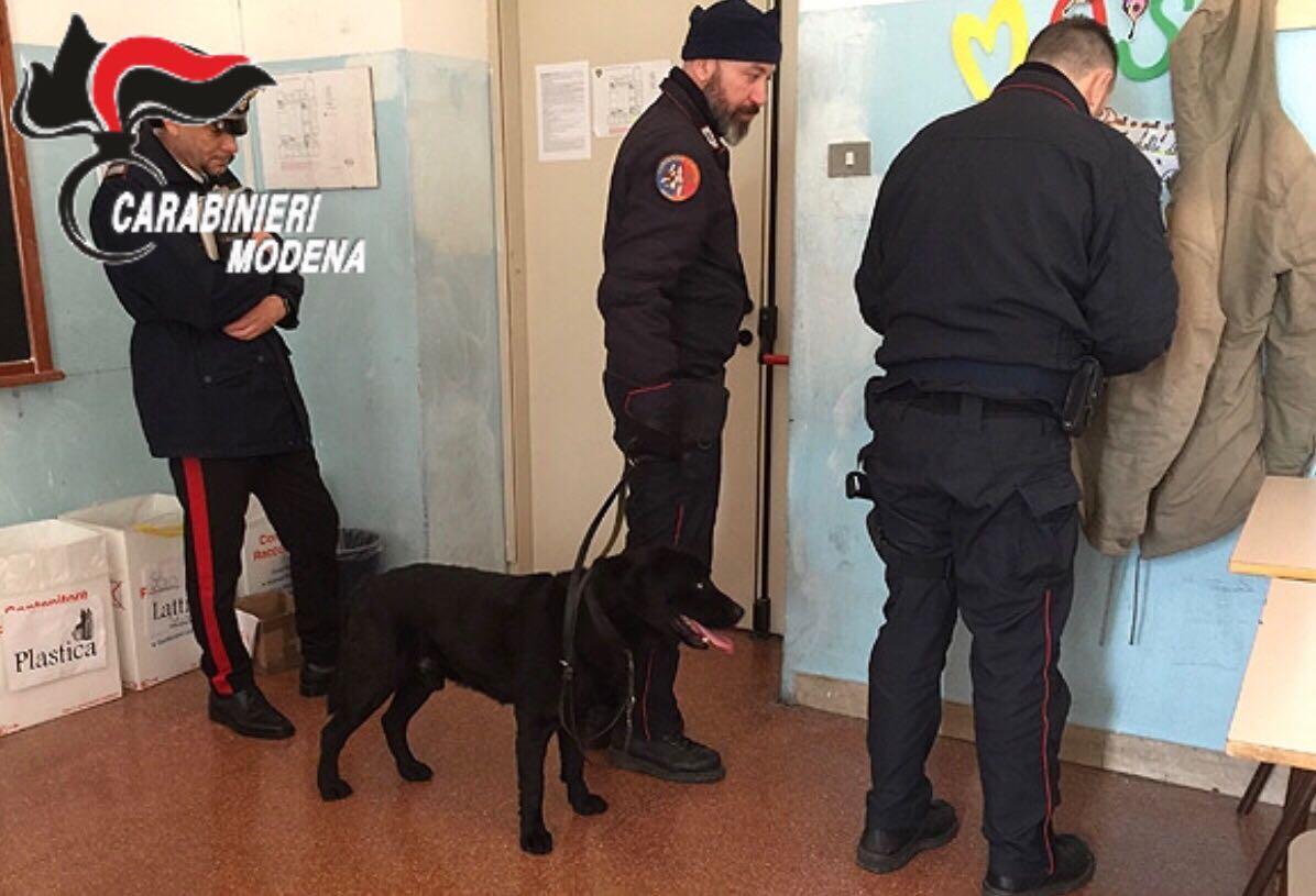 Carpi, controlli antidroga al Nazareno