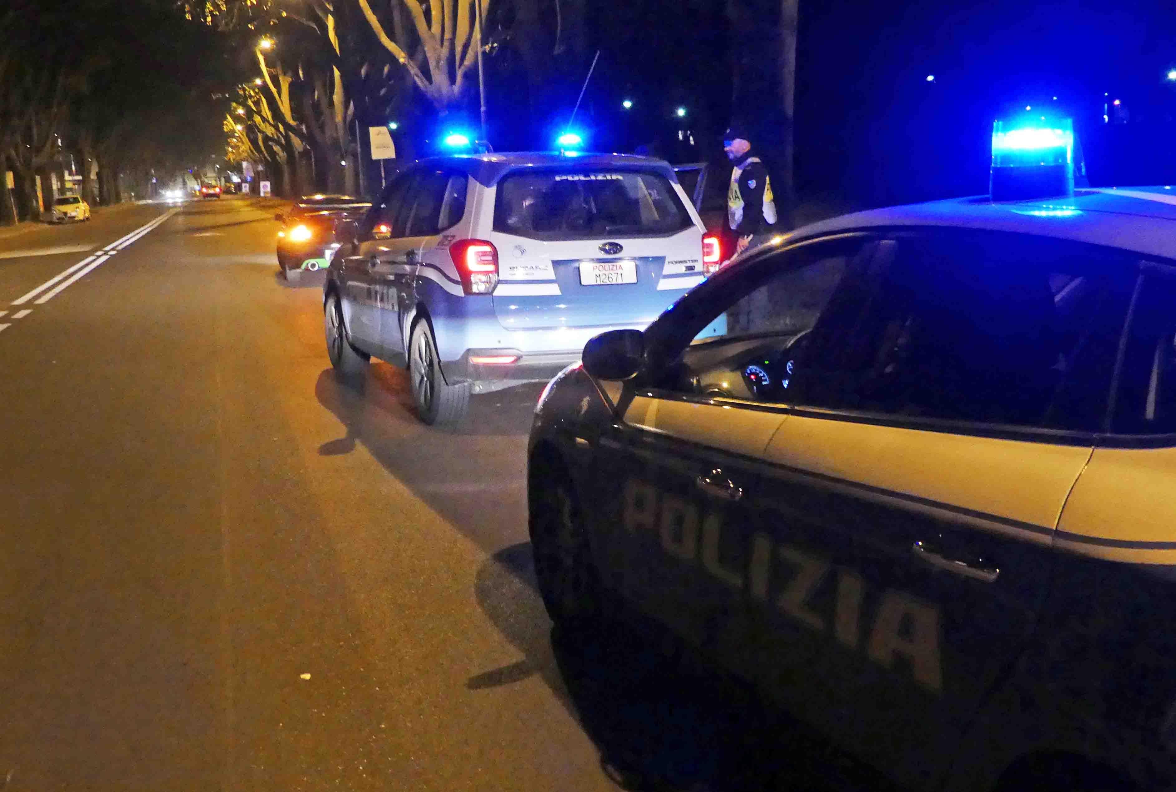 I controlli della Polizia di Stato (foto archivio)