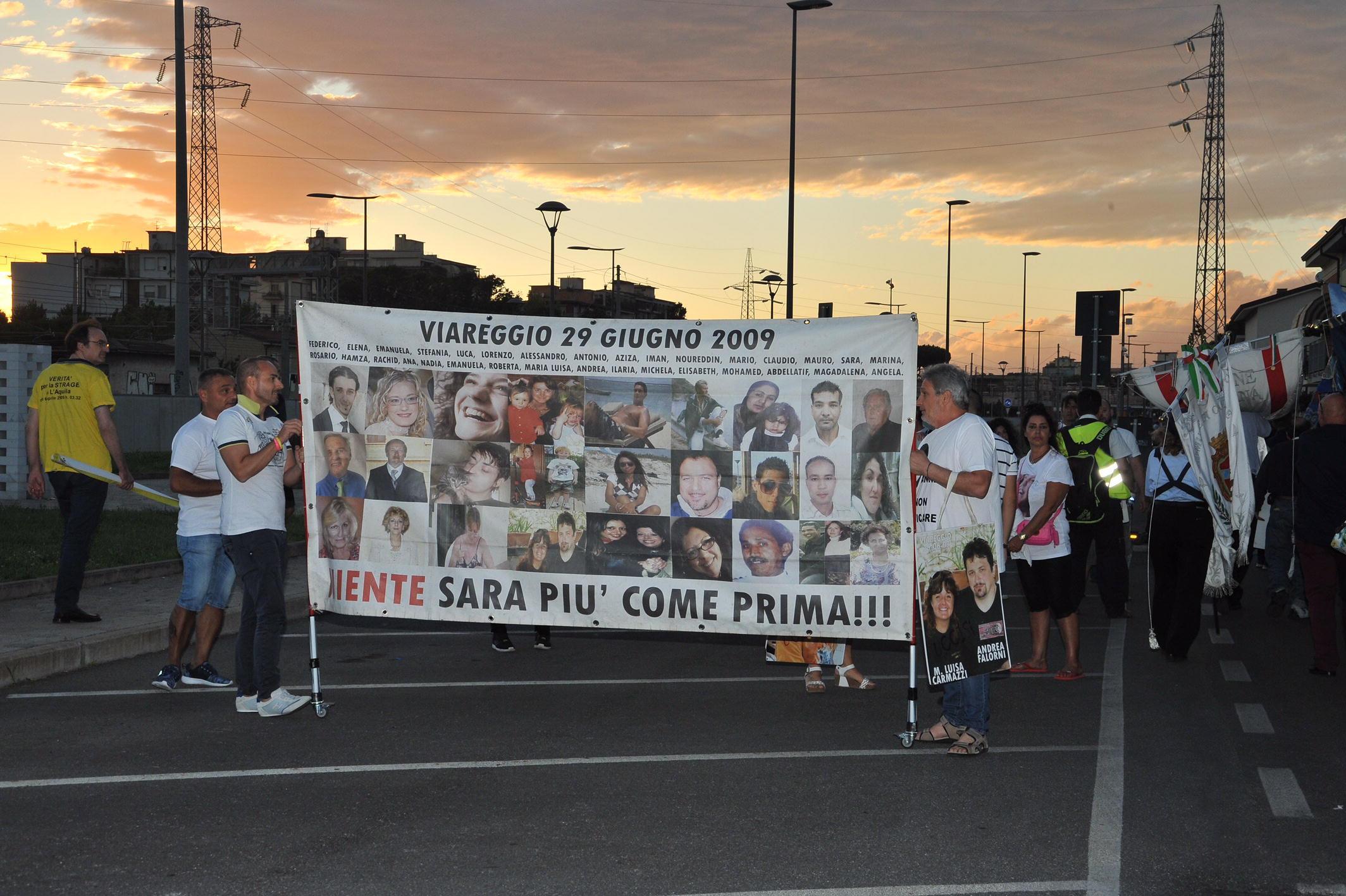 Anniversario del disastro ferroviario di Viareggio