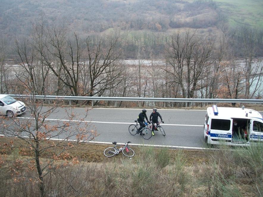 Una donna di Montese pirata della strada 
