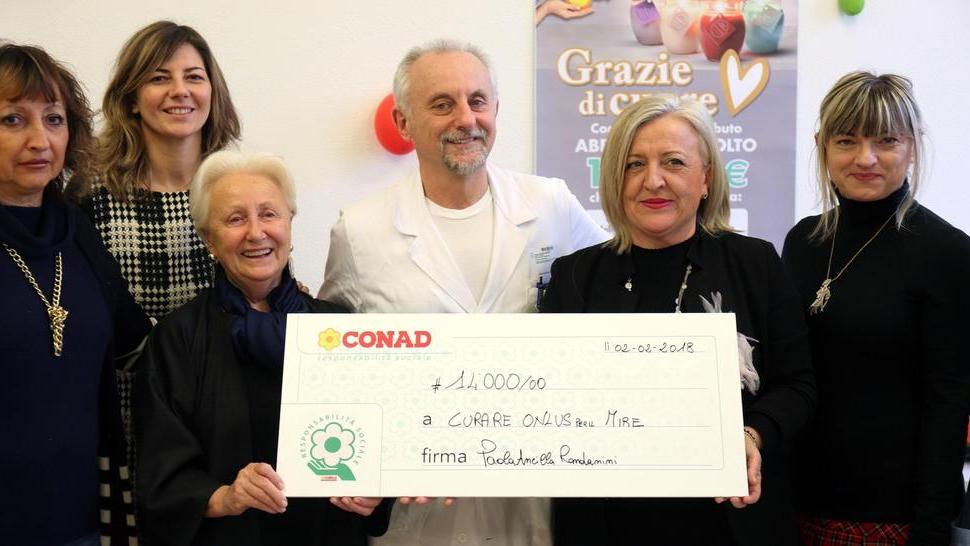 Dal Conad donati 14mila euro al Mire