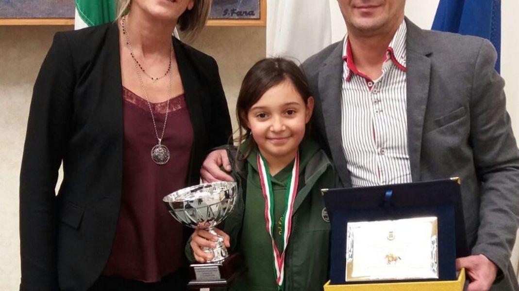 Sennori ringrazia la campionessa