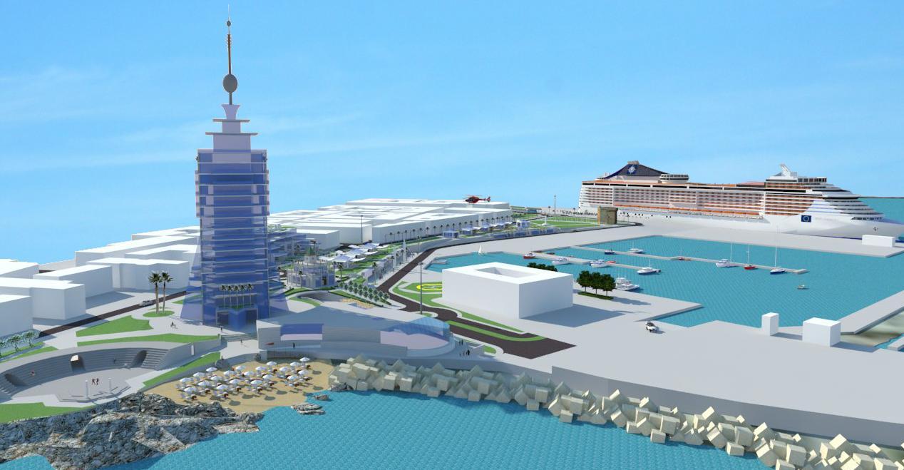 Il progetto del porto mai discusso in città