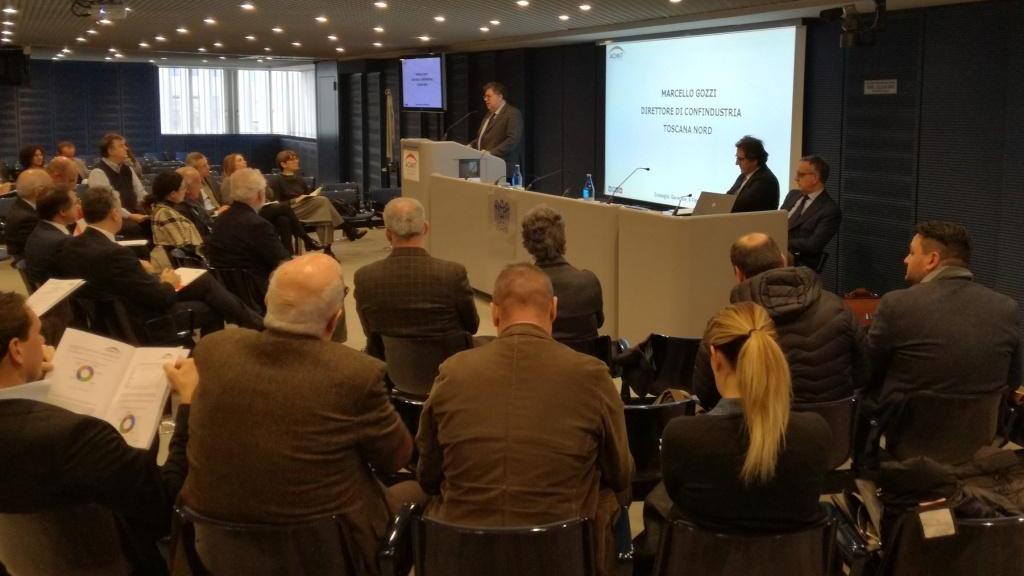 Il consiglio generale di Acimit nella sede del palazzo dell'industria di Prato