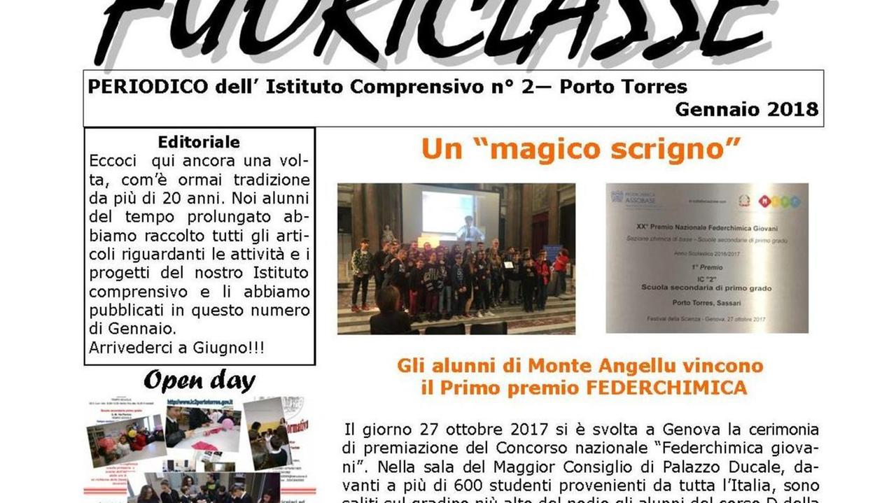 Il giornalino “Fuoriclasse” compie 22 anni
