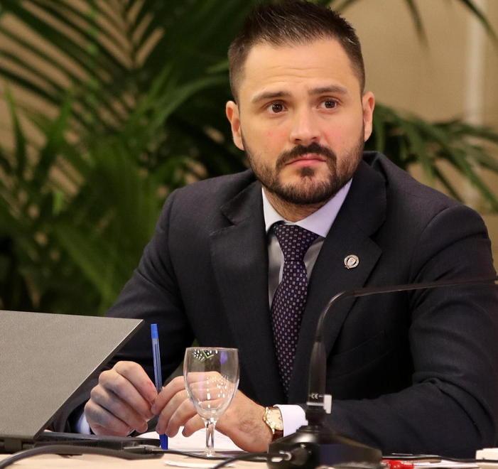 Il consigliere di minoranza Luca Baroncini