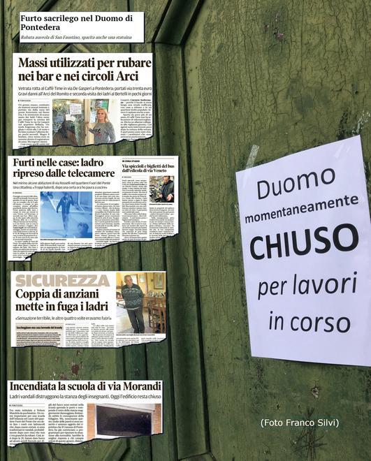 Furti e vandalismi pressoché impuniti Serve una soluzione 