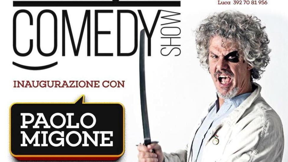 Paolo Migone di Zelig stasera al “Barlume comedy show”