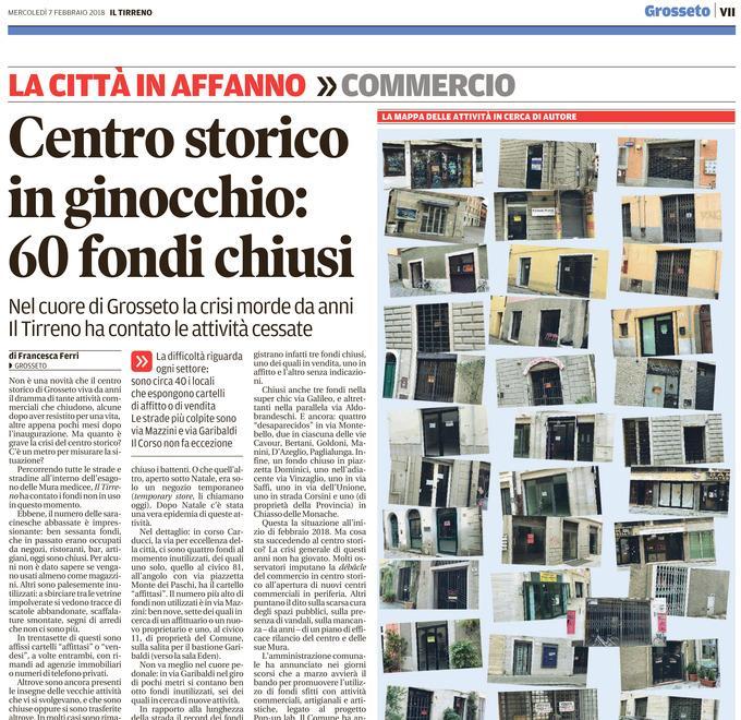 Troppi fondi sfitti Mat è per la “zona franca urbana”
